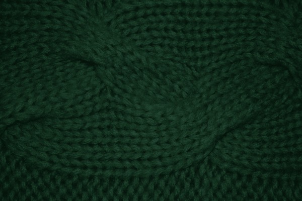 Forest Green Cable Knit Pattern Texture - Free High Resolution Photo