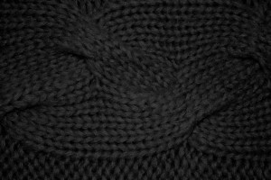 Black Cable Knit Pattern Texture - Free High Resolution Photo