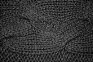 Charcoal Gray Cable Knit Pattern Texture - Free High Resolution Photo