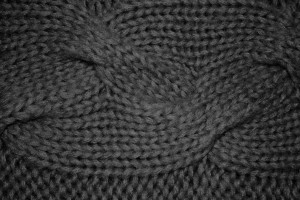 Charcoal Gray Cable Knit Pattern Texture - Free High Resolution Photo
