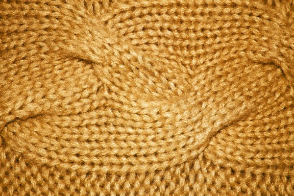 Gold Cable Knit Pattern Texture - Free High Resolution Photo