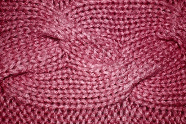 Rose Colored Cable Knit Pattern Texture - Free High Resolution Photo