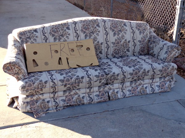 Free Sofa in Driveway - Free High Resolution Photo