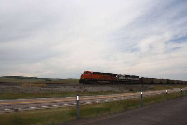 Train Hauling Coal Cross Country - Free High Resolution Photo