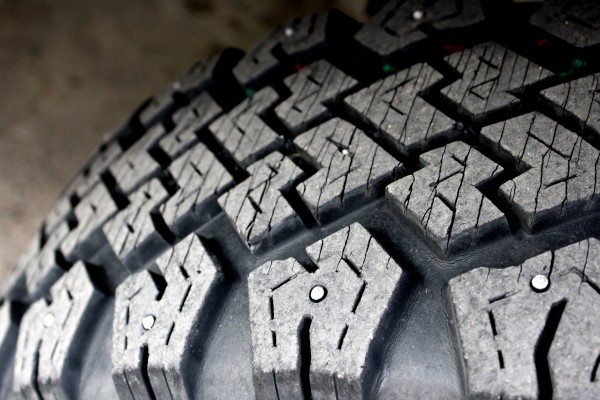 Studded Snow Tire Texture Close Up - Free High Resolution Photo