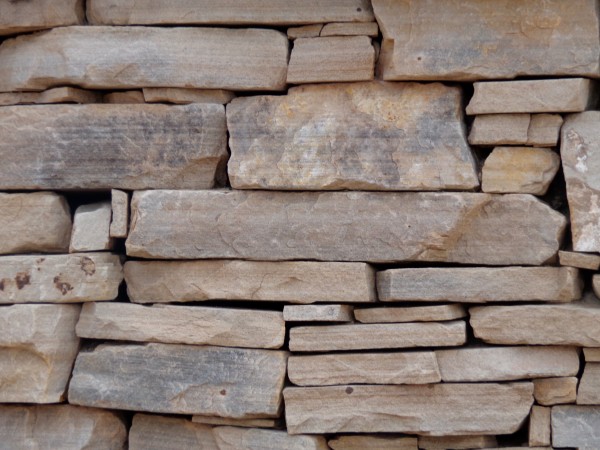Sandstone Rock Wall without Mortar Texture - Free High Resolution Photo
