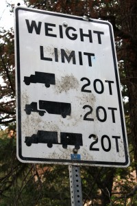 Weight Limit 20 Tons Road Sign - Free High Resolution Photo