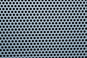 Blue Gray Metal Mesh with Round Holes Texture - Free High Resolution Photo
