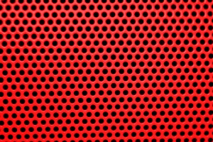 Bright Red Mesh with Round Holes Texture - Free High Resolution Photo