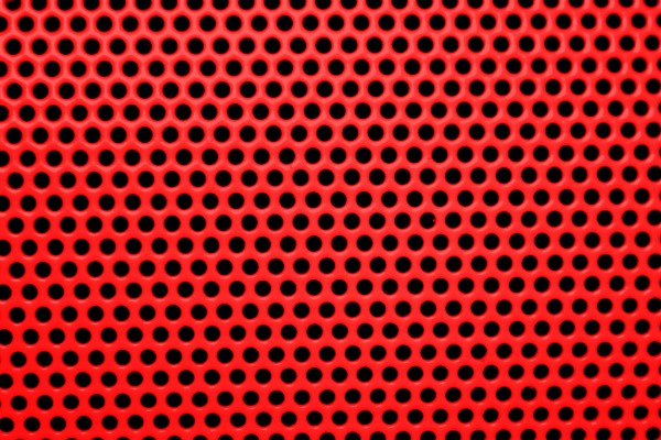 Bright Red Mesh with Round Holes Texture - Free High Resolution Photo