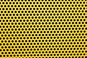 Yellow Metal Mesh with Round Holes Texture - Free High Resolution Photo