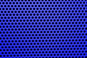 Blue Mesh with Round Holes Texture - Free High Resolution Photo