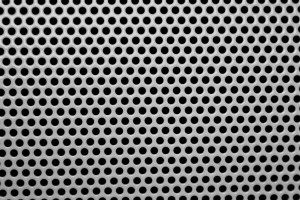 Gray Metal Mesh with Round Holes Texture - Free High Resolution Photo