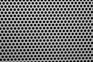 Gray Metal Mesh with Round Holes Texture - Free High Resolution Photo