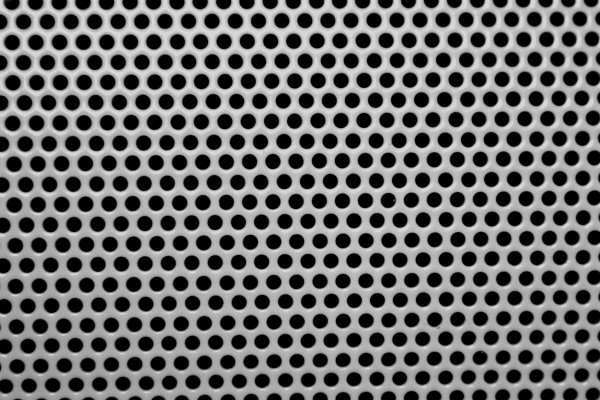 Gray Metal Mesh with Round Holes Texture - Free High Resolution Photo