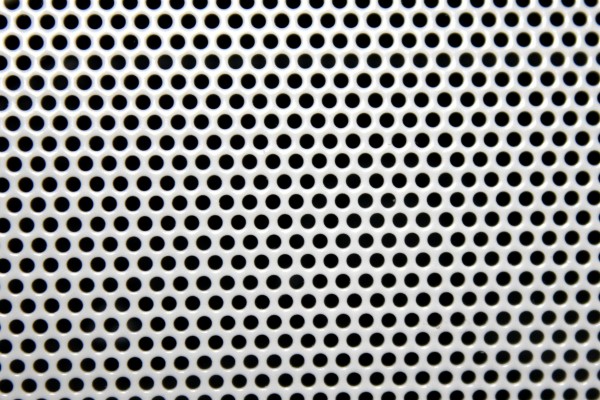 White Mesh with Round Holes Texture - Free High Resolution Photo