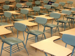 Classroom Desks - Free High Resolution Photo