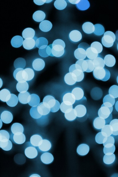 Blue Christmas Lights - Free High Resolution Photo