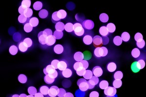 Blurred Christmas Lights Purple - Free High Resolution Photo