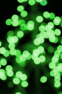 Green Christmas Lights - Free High Resolution Photo