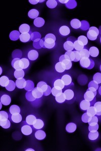 Purple Christmas Lights - Free High Resolution Photo
