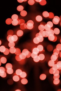 Red Christmas Lights - Free High Resolution Photo