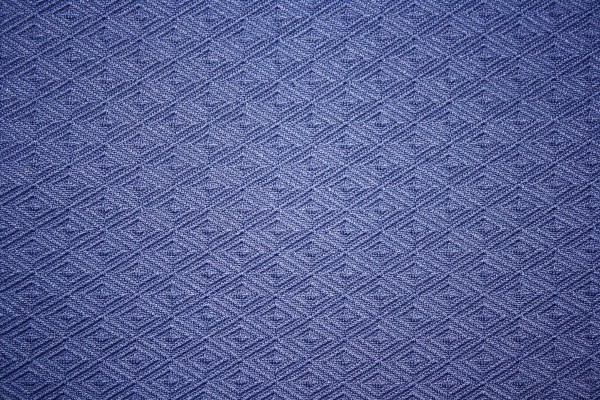 Blue Knit Fabric with Diamond Pattern Texture - Free High Resolution Photo