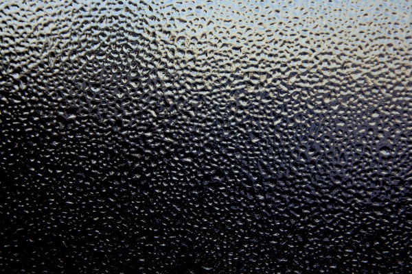Dimpled Ice on Glass Texture Colorized Black - Free High Resolution Photo