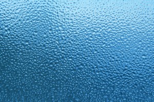 Dimpled Ice on Glass Texture Colorized Sky Blue - Free High Resolution Photo