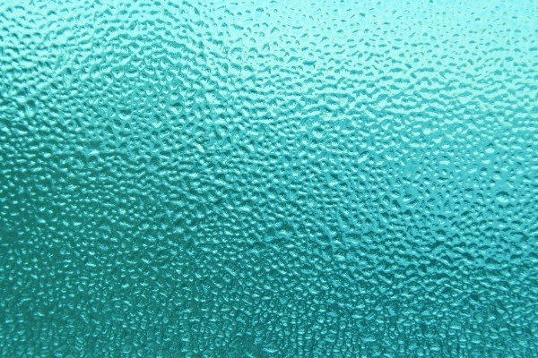 Dimpled Ice on Glass Texture Colorized Teal - Free High Resolution Photo