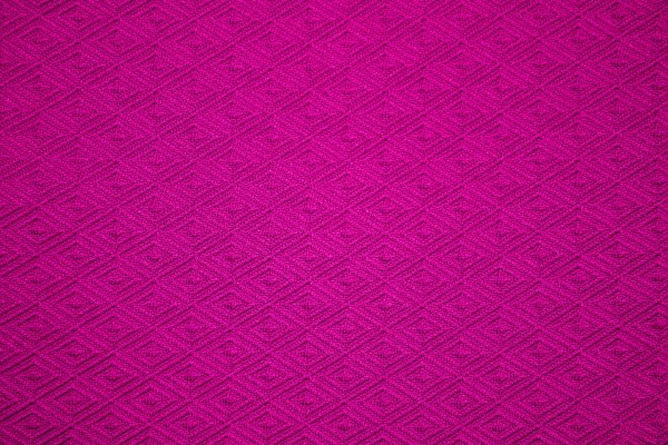 Hot Pink Knit Fabric with Diamond Pattern Texture - Free High Resolution Photo