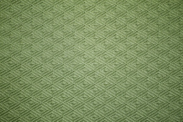 Olive Green Knit Fabric with Diamond Pattern Texture - Free High Resolution Photo