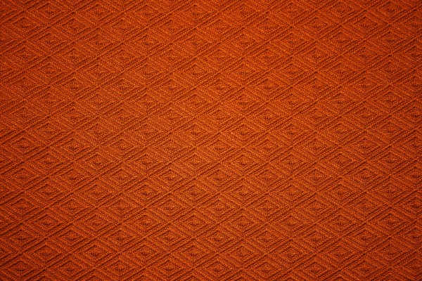 Orange Knit Fabric with Diamond Pattern Texture - Free High Resolution Photo