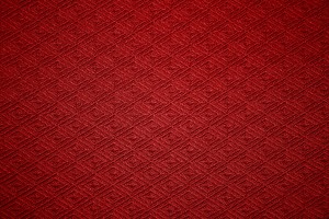 Red Knit Fabric with Diamond Pattern Texture - Free High Resolution Photo