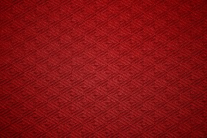 Red Knit Fabric with Diamond Pattern Texture - Free High Resolution Photo
