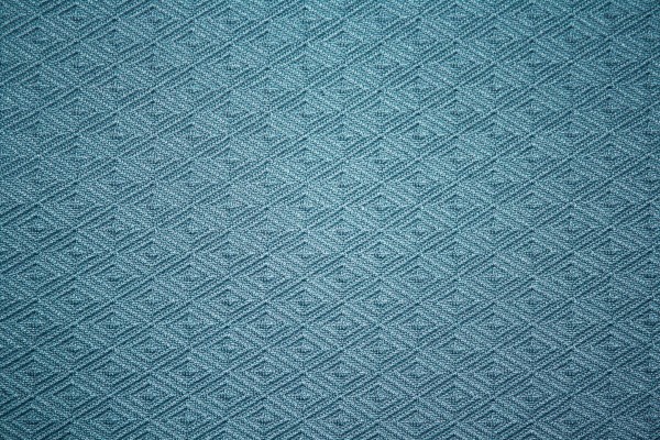 Teal Knit Fabric with Diamond Pattern Texture - Free High Resolution Photo