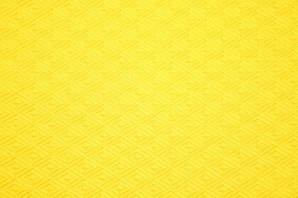 Yellow Knit Fabric with Diamond Pattern Texture - Free High Resolution Photo