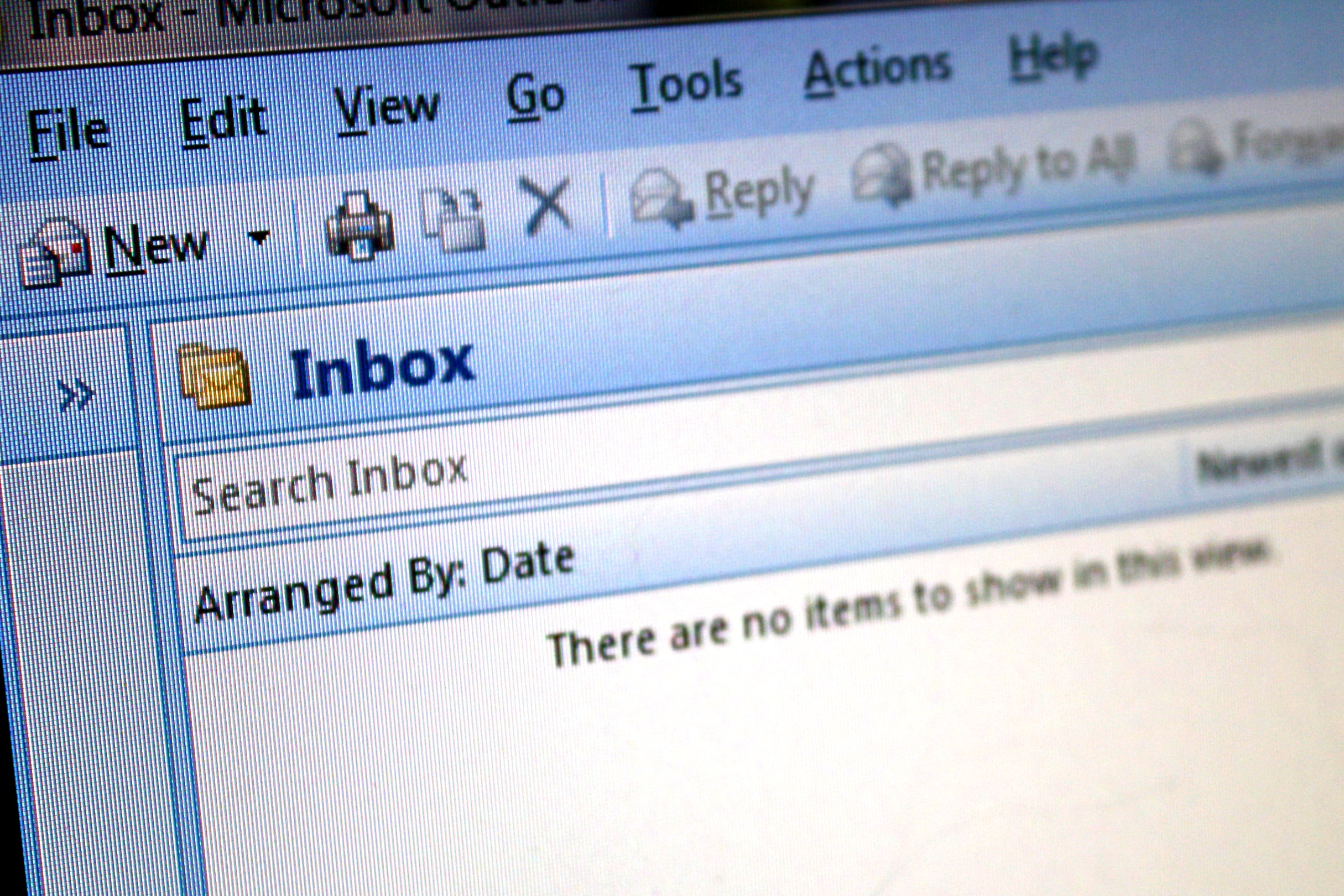 Empty Email Inbox Picture Free Photograph Photos Public Domain