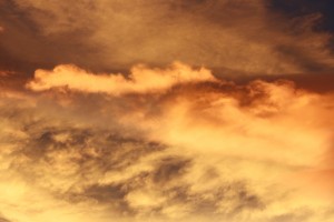 Orange Clouds at Sunset - Free High Resolution Photo