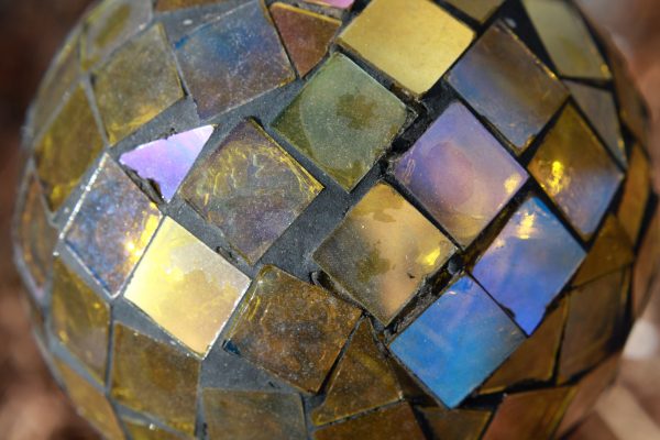 Gold Glass Mosaic Ball - Free High Resolution Photo