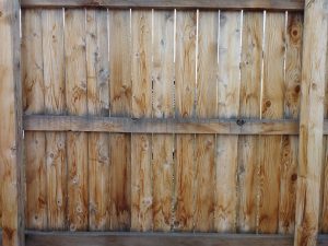 Wooden Fence Section Back Side - Free High Resolution Photo