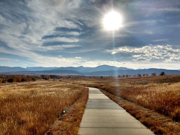 Bike Path in Autumn through Chatfield Park - Free High Resolution Photo