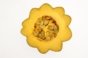 Acorn Squash Half with Seeds - Free High Resolution Photo