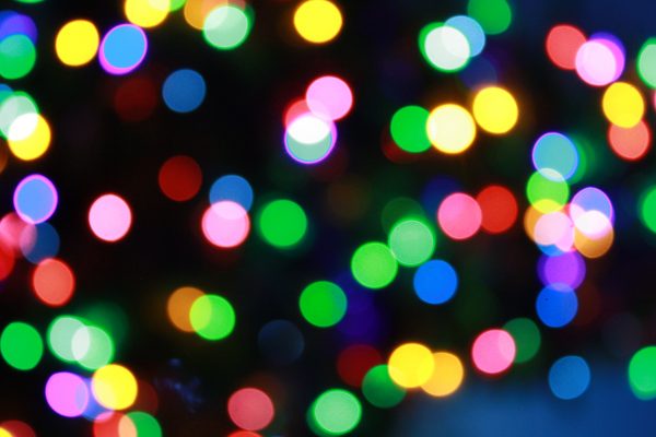 Blurred Christmas Lights - Free High Resolution Photo