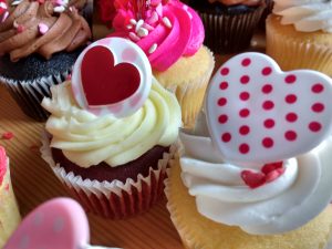 Cupcakes with Hearts - Free High Resolution Photo