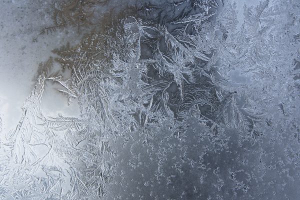 Ice Patterns on Frosty Glass - Free High Resolution Photo