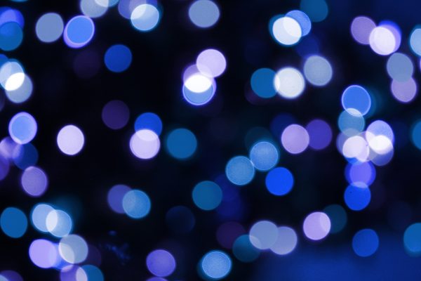 Soft Focus Blue Christmas Lights Texture - Free High Resolution Photo