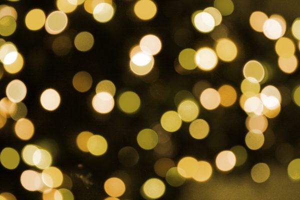 Soft Focus Gold Christmas Lights Texture - Free High Resolution Photo