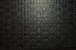 Black Metal with Holes Texture - Free High Resolution Photo