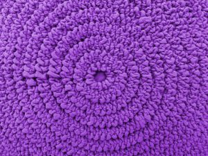 Gathered Purple Fabric in Concentric Circles Texture - Free High Resolution Photo